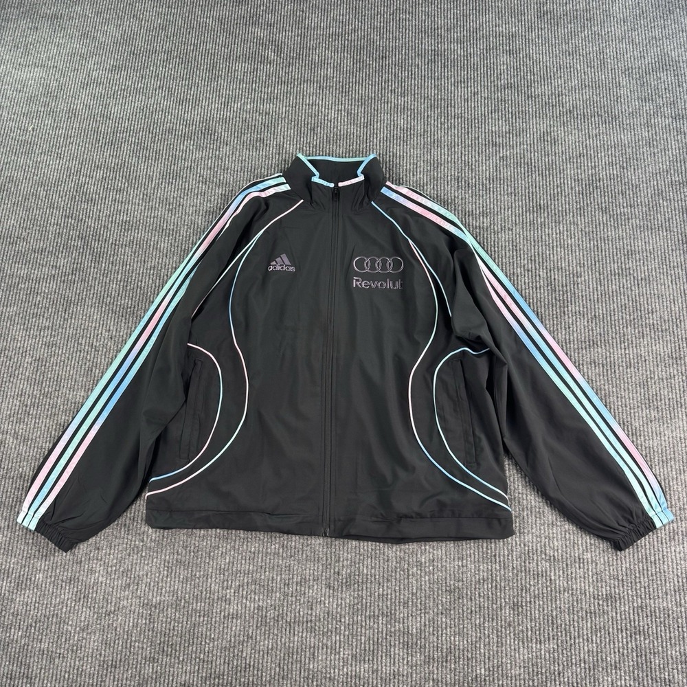 NWT Adidas Audi Revolut Audi Formula 1 Track Jacket Men Medium Black Blue